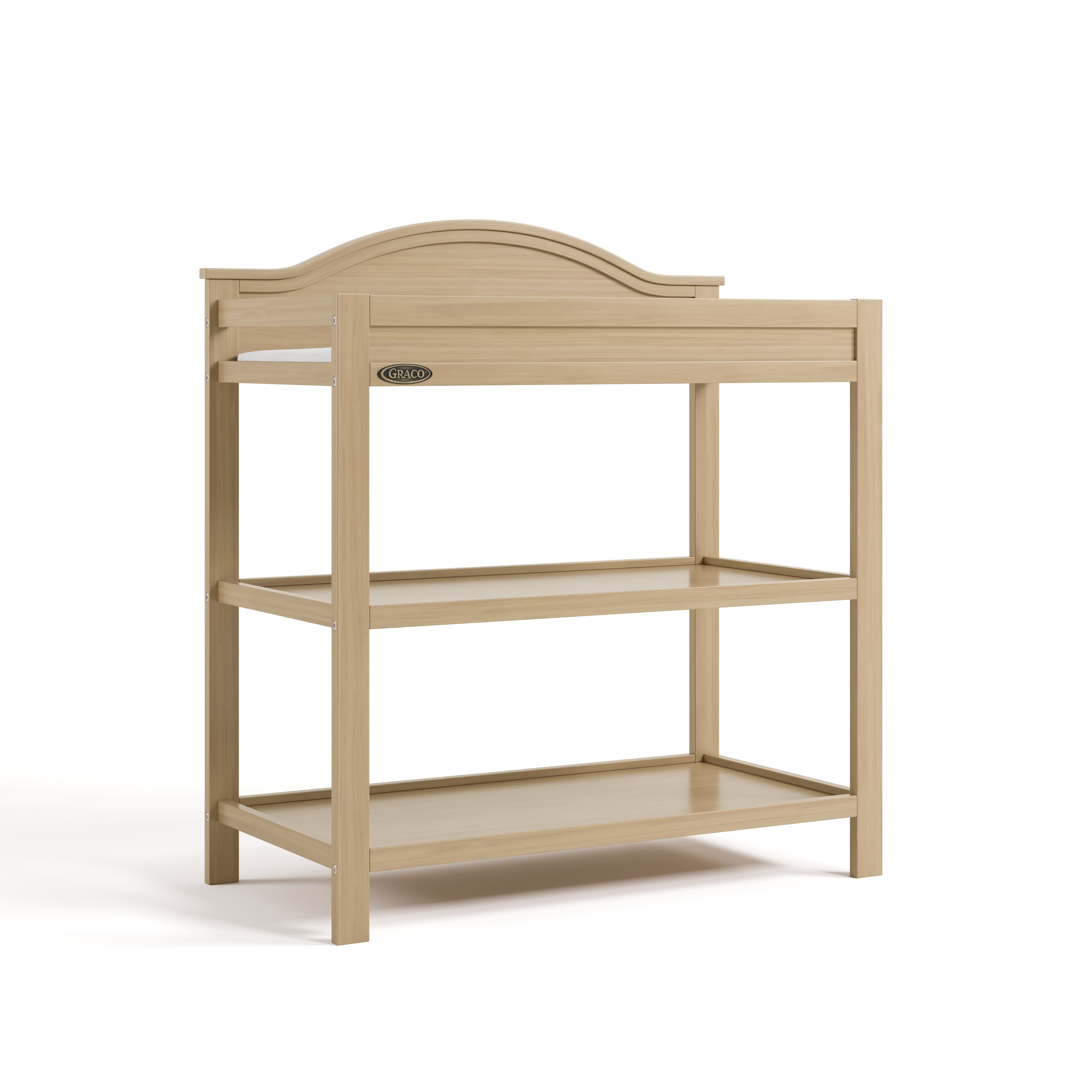 story driftwood changing table angle view