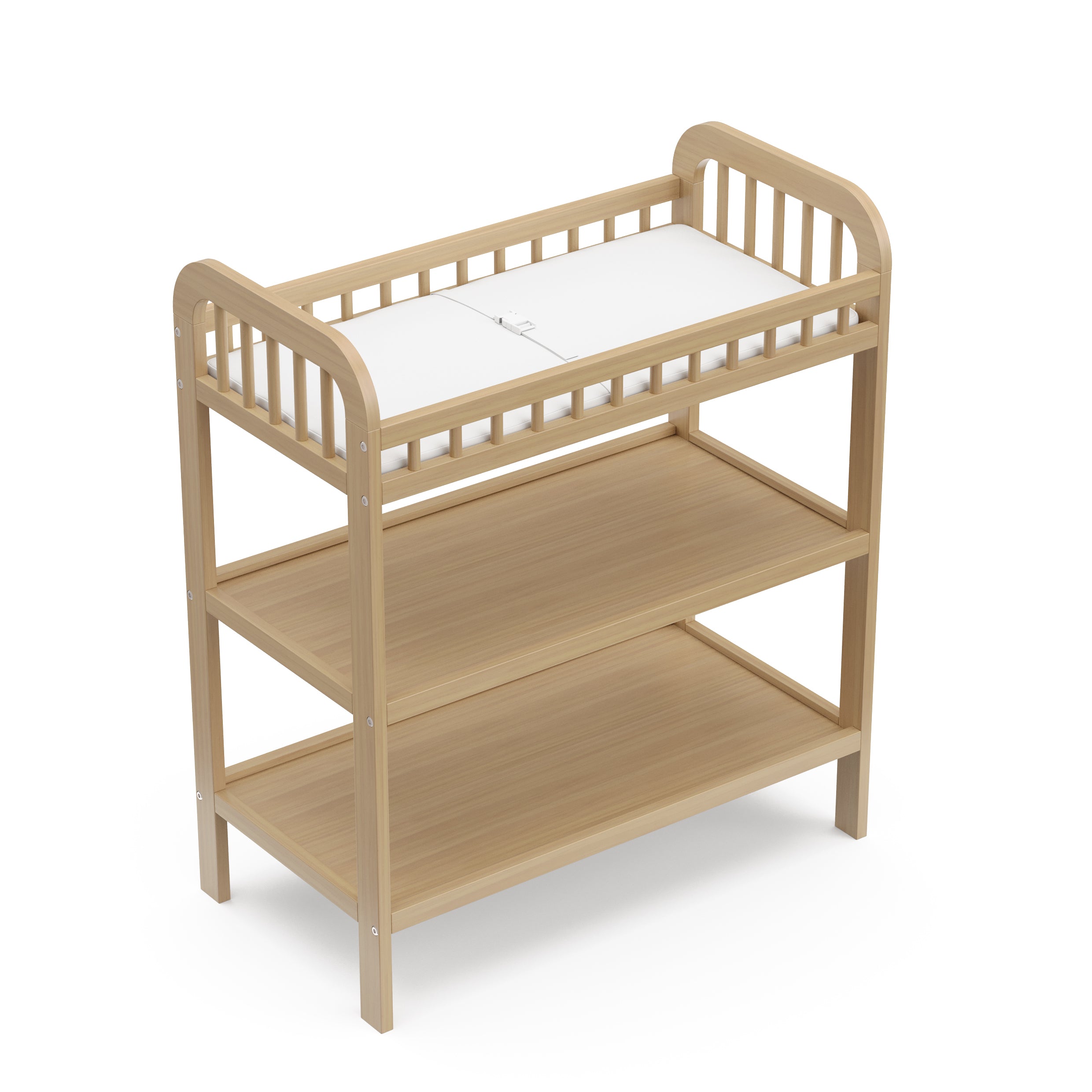 Storkcraft® Pasadena® Changing Table with Water-Resistant Changing Pad.