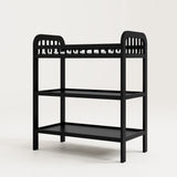 pasadena changing table black side view