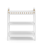 pasadena changing table white front view