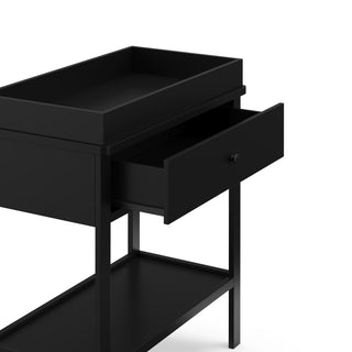 close up drawer silo black