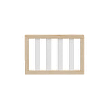 natural with white toddler safety guardrail