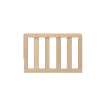 front view driftwood toddler safety guardrail