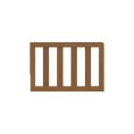 front view hazelnut toddler safety guardrail