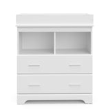 Storkcraft® Brookside 2 Drawer Chest with Removable Changing Topper.