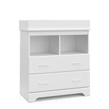 Storkcraft® Brookside 2 Drawer Chest with Removable Changing Topper.