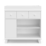 Storkcraft® Modern Nursery Combo Changing Table Dresser with Removable Changing Topper.