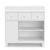 Storkcraft® Modern Nursery Combo Changing Table Dresser with Removable Changing Topper.