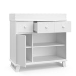 Storkcraft® Modern Nursery Combo Changing Table Dresser with Removable Changing Topper.