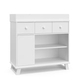 Storkcraft® Modern Nursery Combo Changing Table Dresser with Removable Changing Topper.