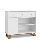 Storkcraft® Modern Nursery Combo Changing Table Dresser with Removable Changing Topper.