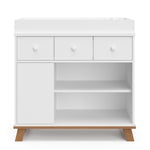 Storkcraft® Modern Nursery Combo Changing Table Dresser with Removable Changing Topper.