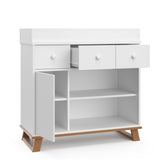 Storkcraft® Modern Nursery Combo Changing Table Dresser with Removable Changing Topper.