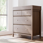 horizon 3 drawer changing chest hazelnut kids room shot