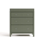 horizon 3 drawer changing chest olive front view