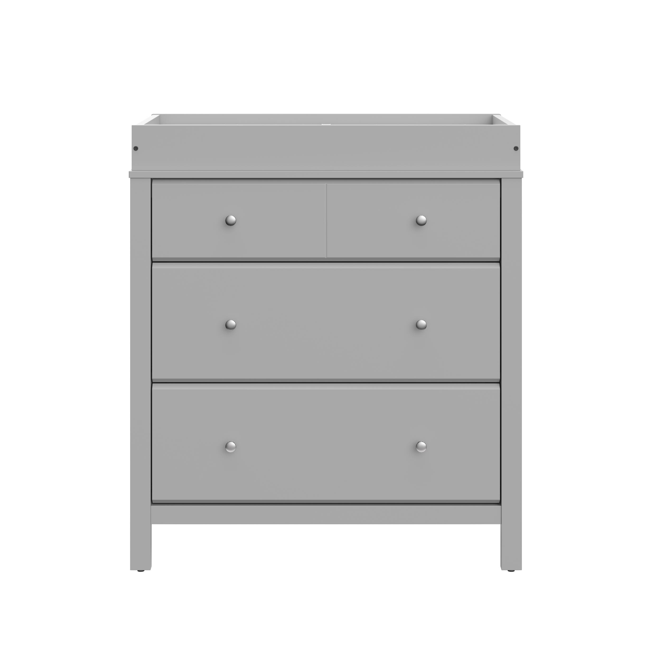 pebble gray 3 drawer chest