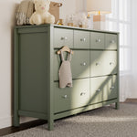 Horizon 6 drawer dresser olive kids room shot