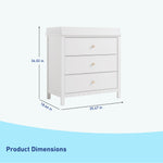 Graco® Sasha™ 3 Drawer Chest with Changing Topper.