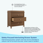 Graco® Sasha™ 3 Drawer Chest with Changing Topper.