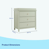 Graco® Sasha™ 3 Drawer Chest with Changing Topper