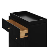 Graco® Teddi® 3 Drawer Chest with Customizable Knobs and Removable Changing Topper.