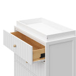 Graco® Teddi® 3 Drawer Chest with Customizable Knobs and Removable Changing Topper.