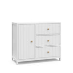 combo 3 drawer dresser (white)