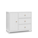 combo 3 drawer dresser (white)