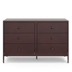 Graco Universal 6 Drawer Dresser espresso front view