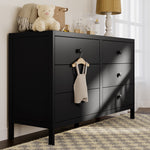 Graco Universal 6 Drawer Dresser in bedroom side view