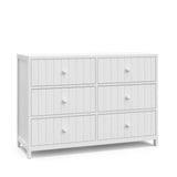 Graco® Teddi® 6 Drawer Dresser with Customizable Knobs.