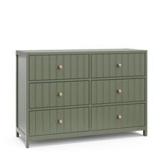 Graco® Teddi® 6 Drawer Dresser with Customizable Knobs.