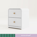 Storkcraft® Santos™ 2 Drawer Nightstand.