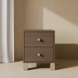 California hazelnut with driftwood nightstand kids room shot