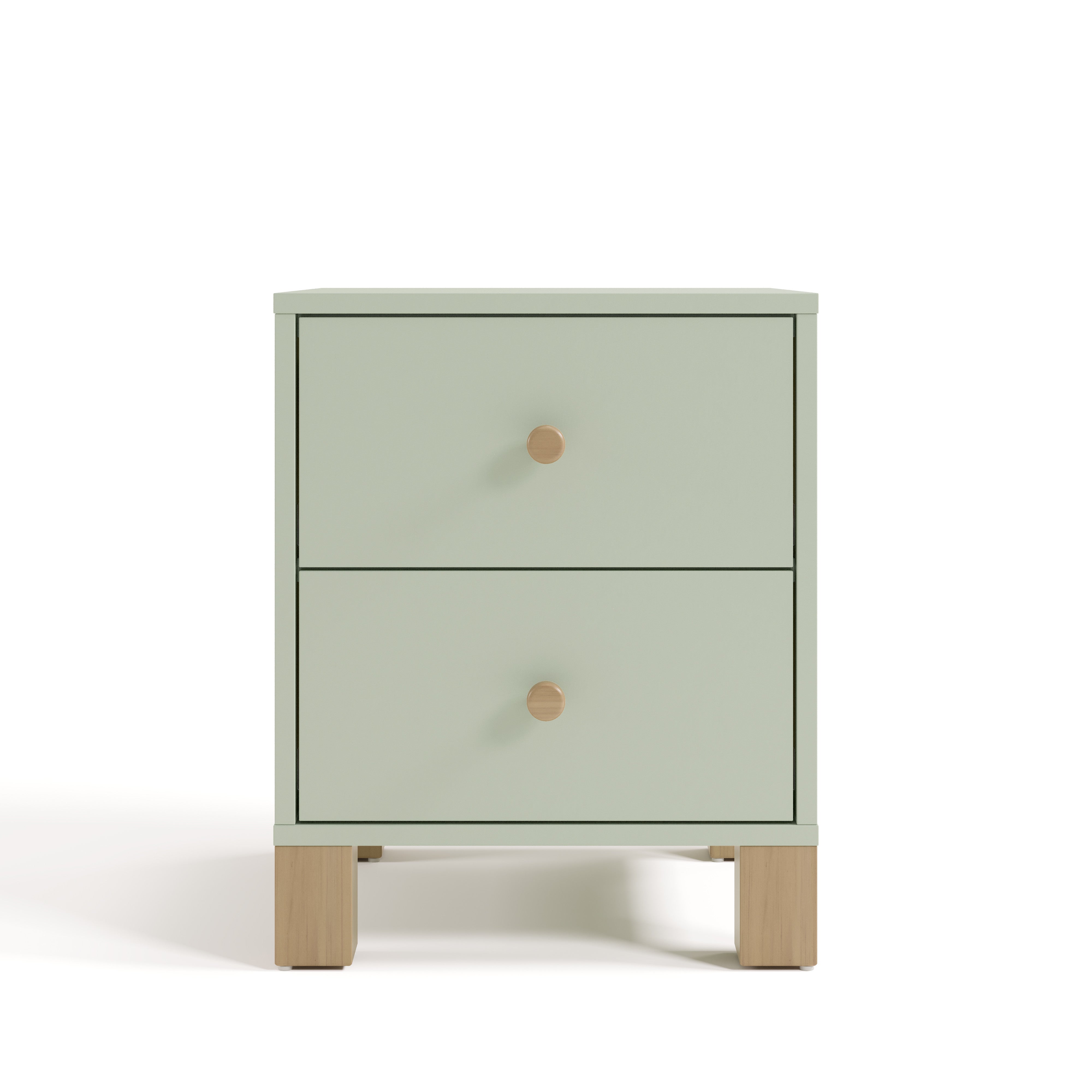 California sage with driftwood nightstand front view