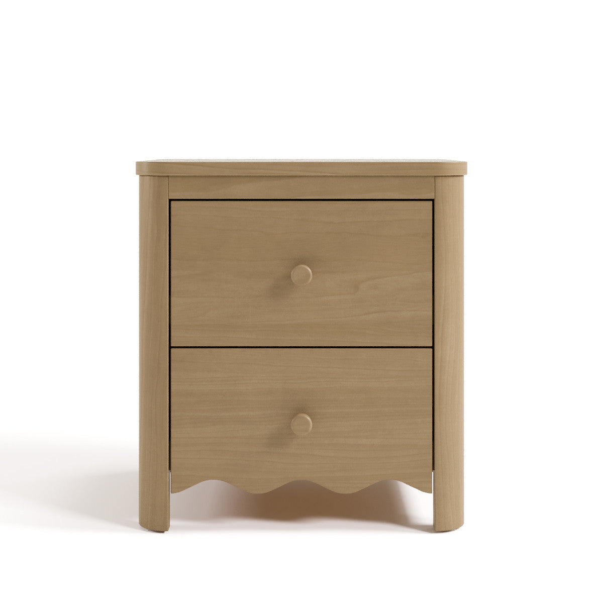 Casablanca driftwood nightstand front view