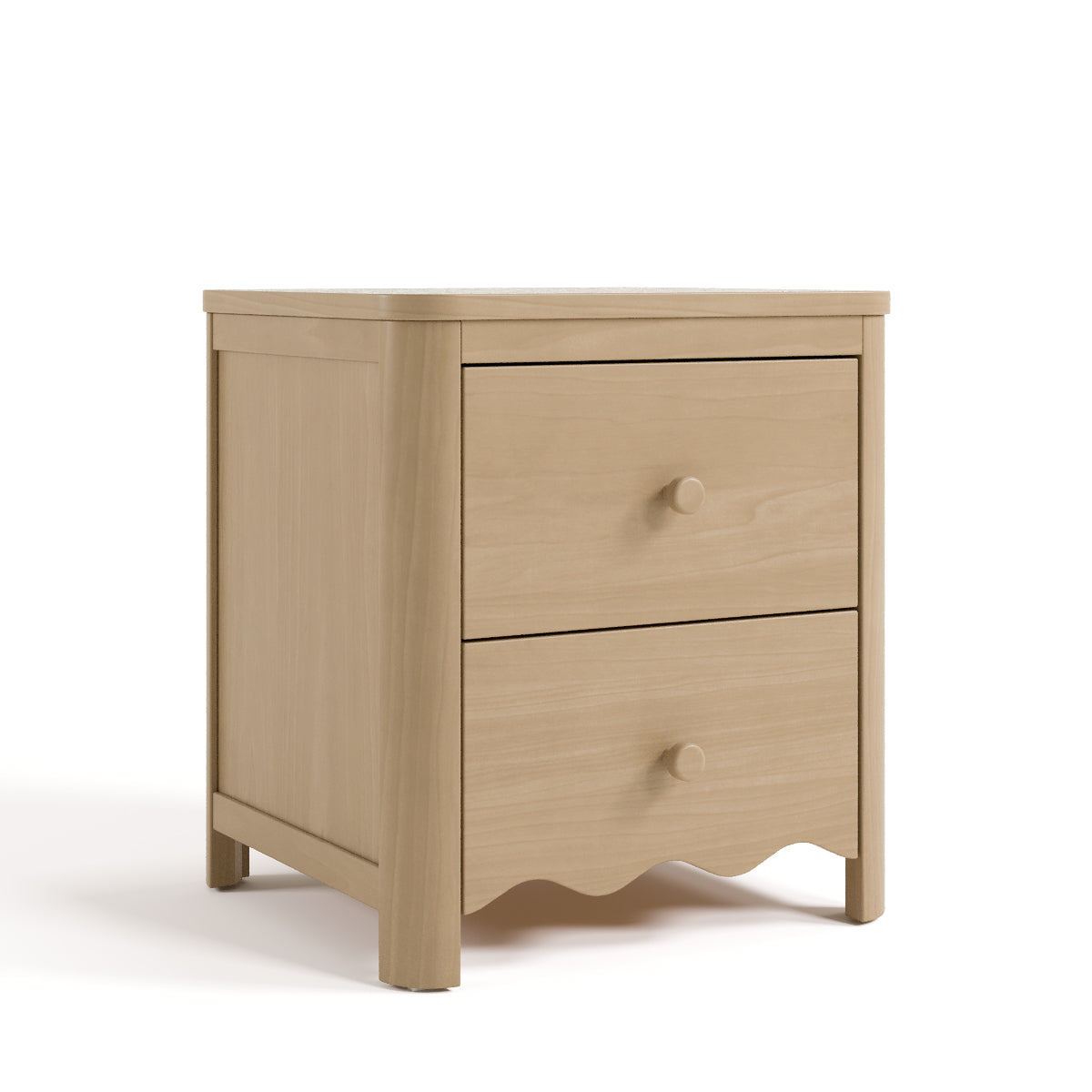 Casablanca driftwood nightstand angle view