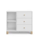 White California 3 Drawer Combo Dresser front view