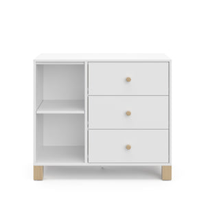 White California 3 Drawer Combo Dresser front view