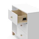 Storkcraft® California 3 Drawer Combo Dresser.