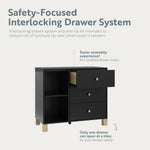 Storkcraft® California 3 Drawer Combo Dresser.