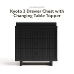 Storkcraft® Kyoto 3 Drawer Chest with Removable Changing Topper.