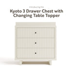 Storkcraft® Kyoto 3 Drawer Chest with Removable Changing Topper.