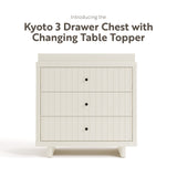 Storkcraft® Kyoto 3 Drawer Chest with Removable Changing Topper.