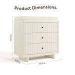 Storkcraft® Kyoto 3 Drawer Chest with Removable Changing Topper.