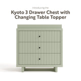 Storkcraft® Kyoto 3 Drawer Chest with Removable Changing Topper