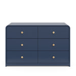 6 drawer midnight blue combo front angle