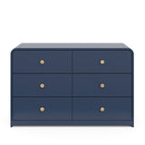 6 drawer midnight blue combo front angle