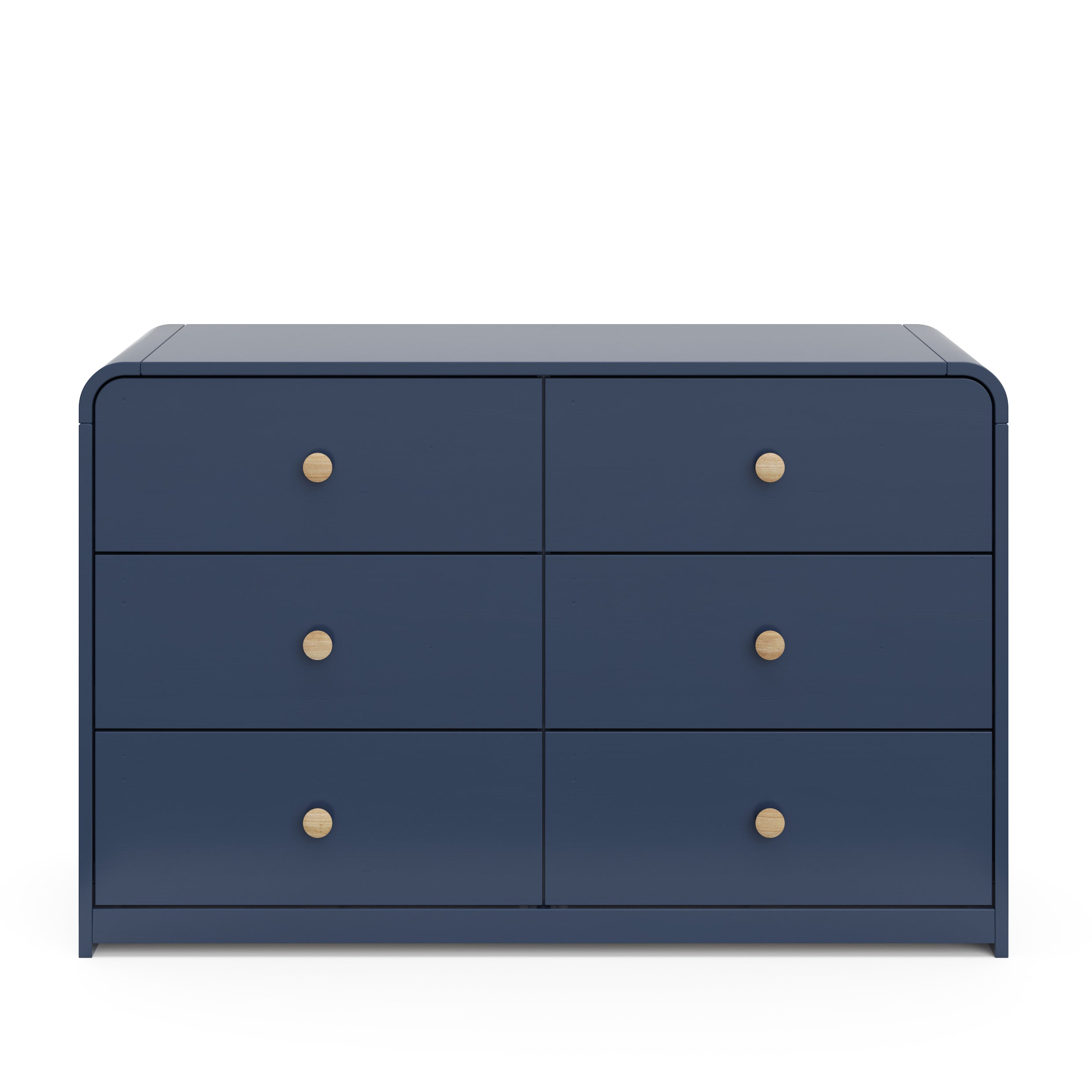 6 drawer midnight blue combo front angle