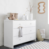 White dresser in a nursery